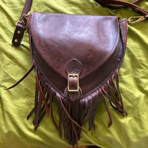 Vintage Fount leather bag
